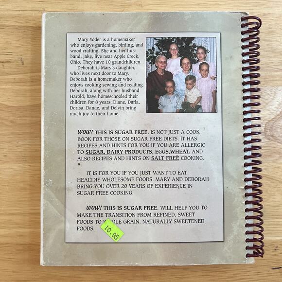 Wow This Is Sugarfree And Low Cholesterol Cookbook Amish Allergy Free Cooking - Picture 9 of 16